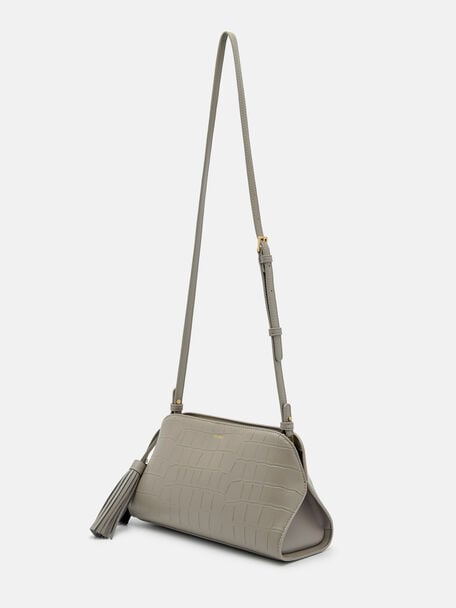 Tassel Shoulder Bag, , hi-res
