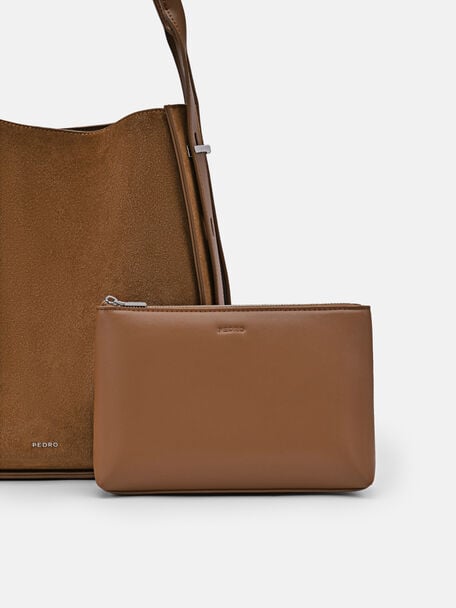 PEDRO Icon Leather Heel Sandals, Black