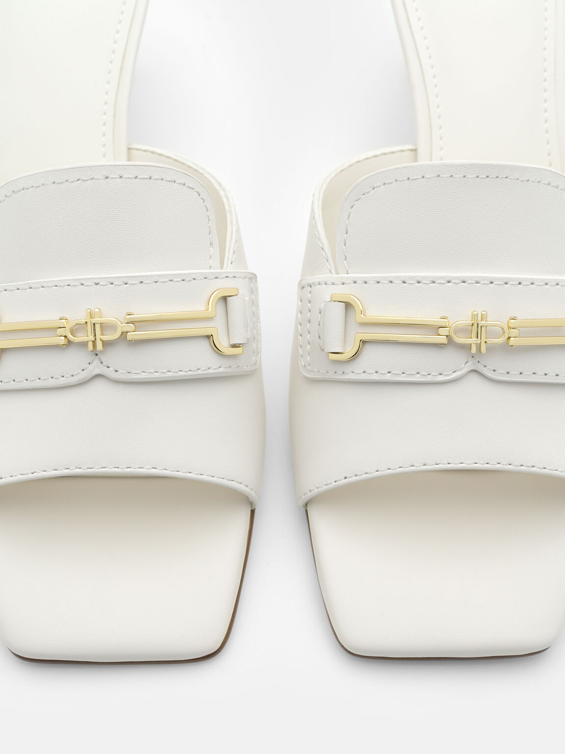 Alistair Leather Horsebit Heel Sandals, , hi-res