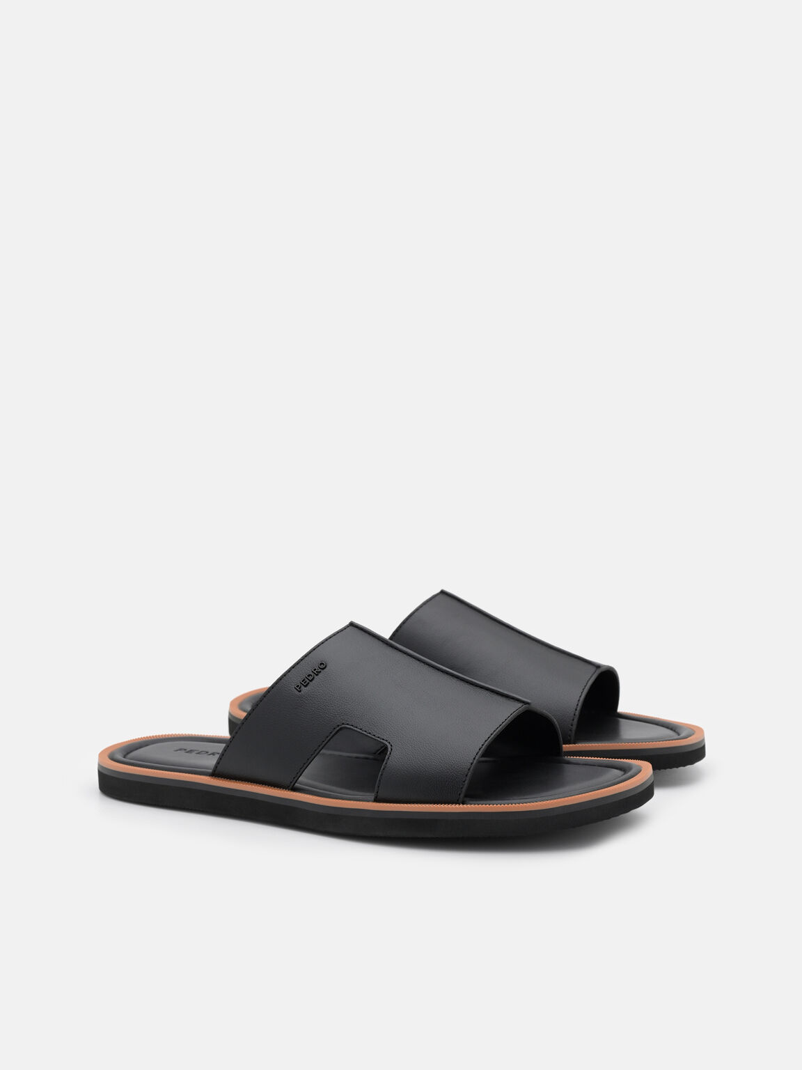 Sandal Slide Kulit, 