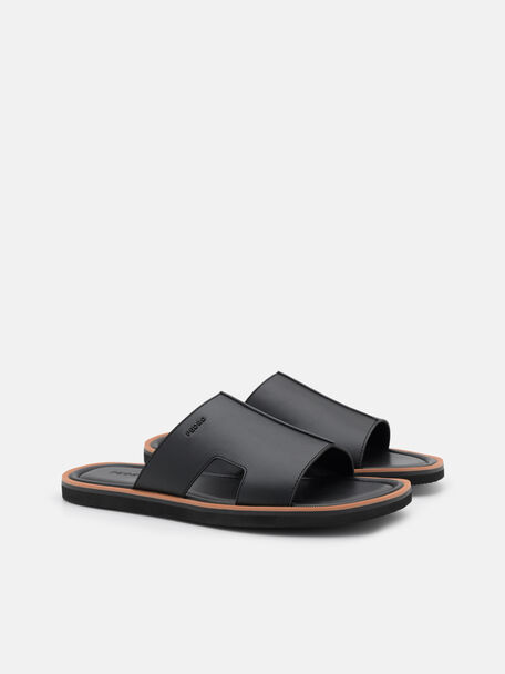 Sandal Slide Kulit, 