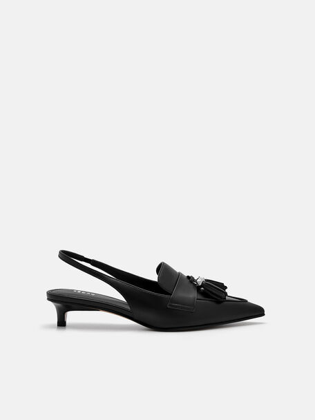 Asher Heel Pumps in Pixel, Black, hi-res