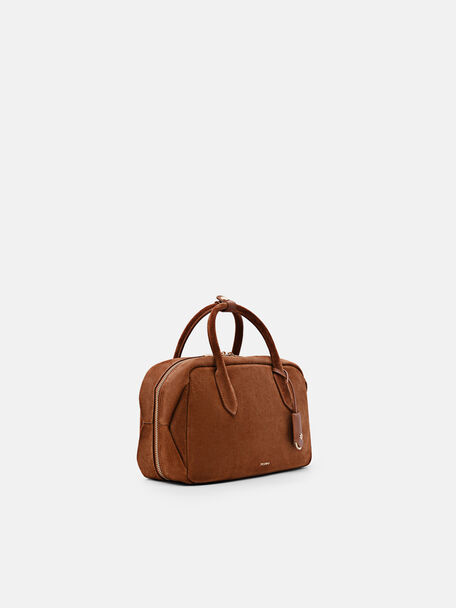 Leather Bowling Bag, , hi-res