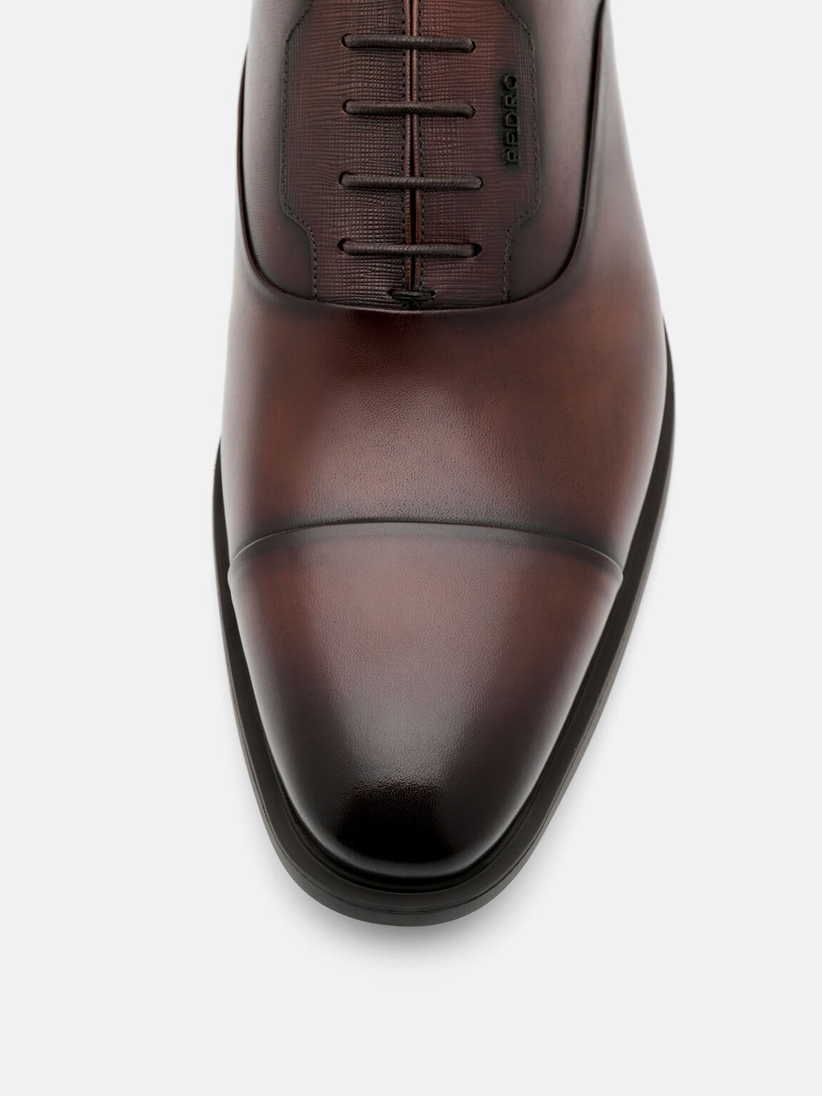 Sepatu Oxford Cap-Toe Kulit Altitude, 