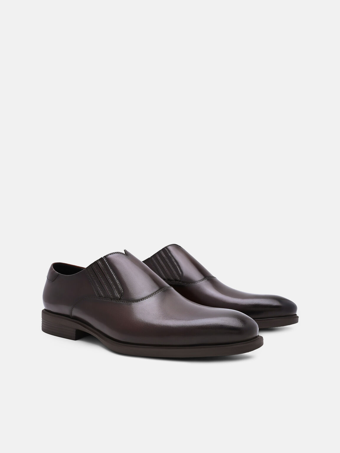 Altitude Burnished Leather Slip-On Dress Shoes, , hi-res