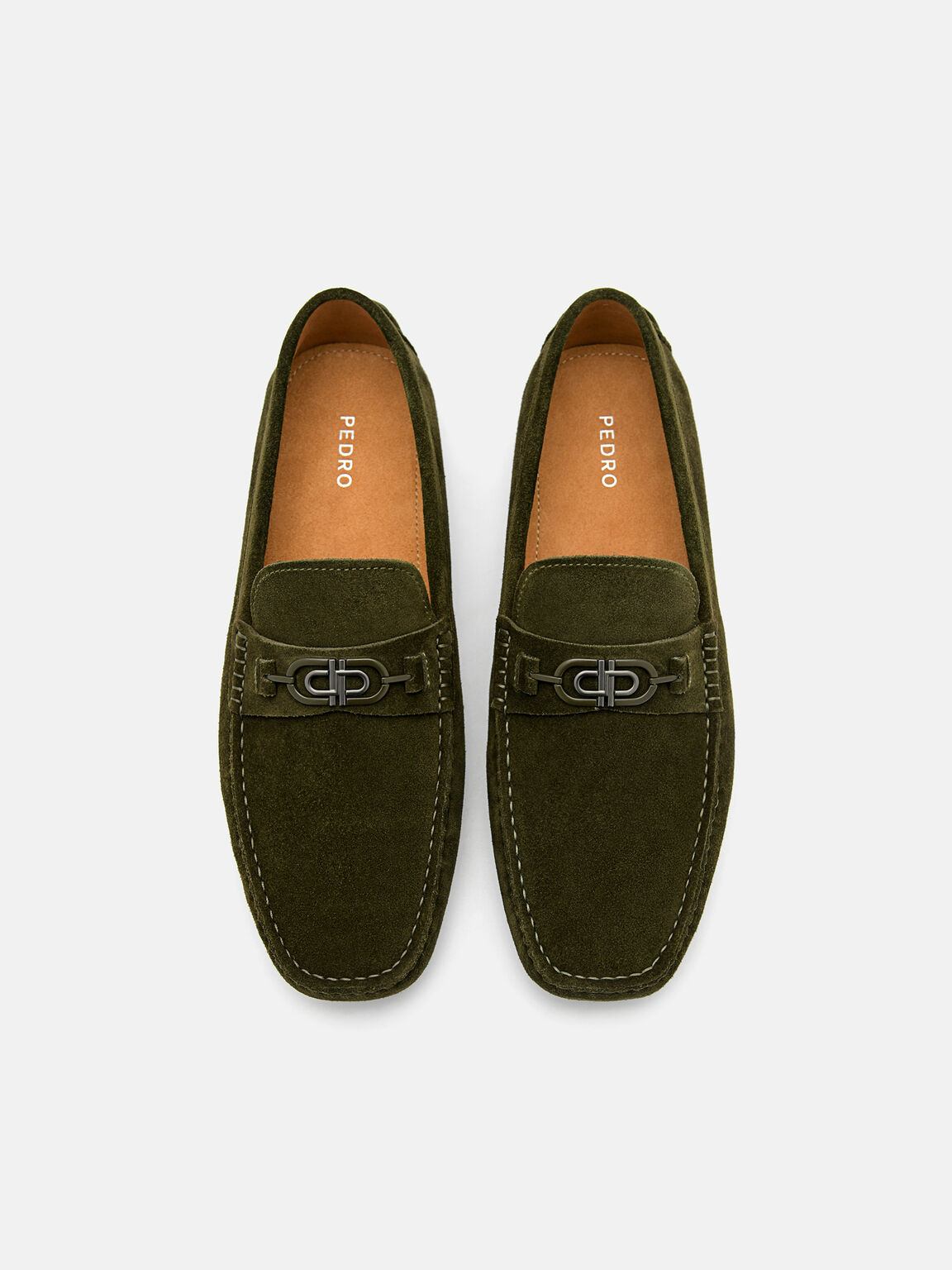 PEDRO Icon Sepatu Driving Suede Horsebit, 