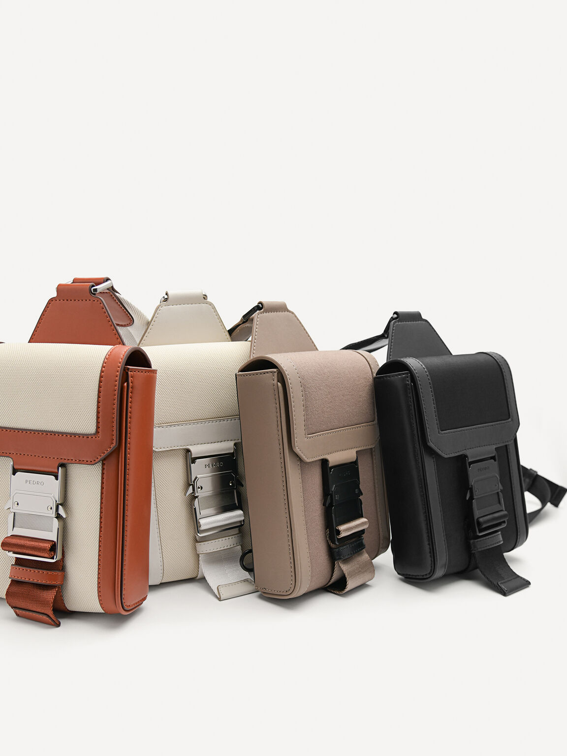 Track Sling Bag, Cognac