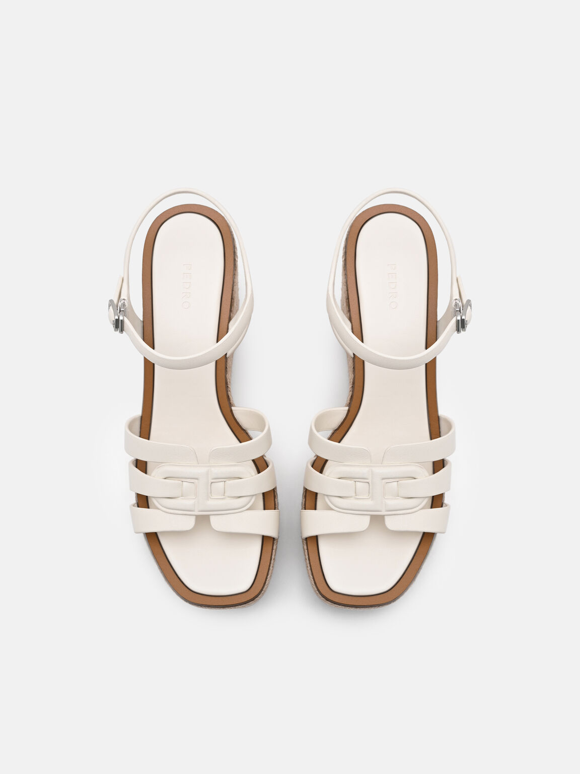 Carmel Leather Wedge Sandals, , hi-res