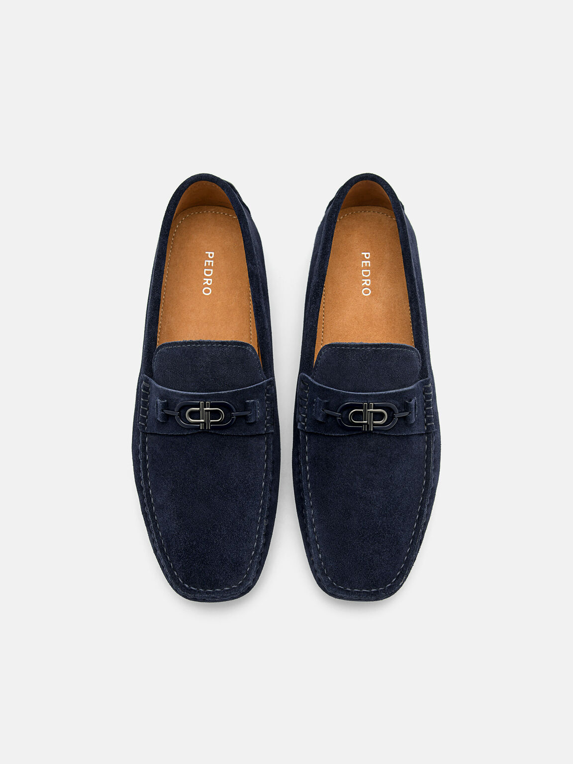 PEDRO Icon Sepatu Driving Suede Horsebit, 