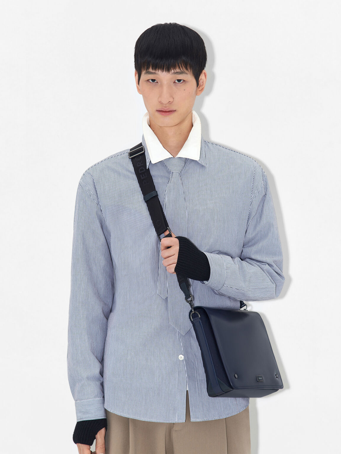 Tas Kerja Messenger Kulit Elliott, 