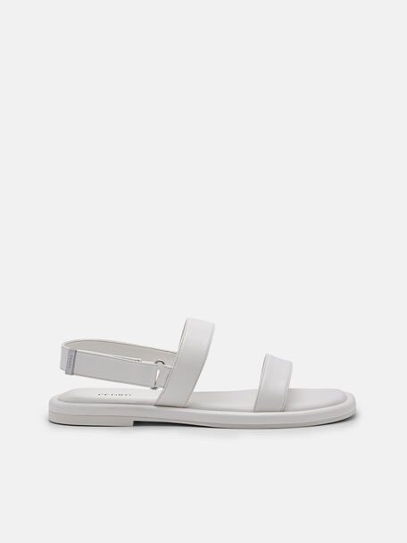 Rhessi Slingback Sandals, Chalk, hi-res
