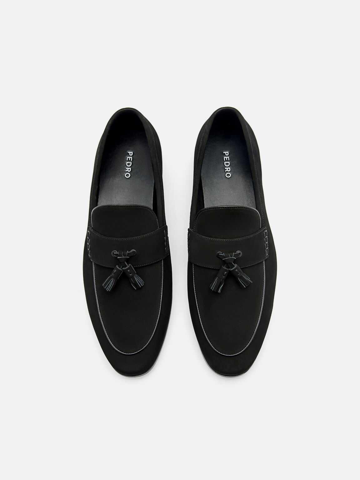 Nubuck Tasselled Loafers, 