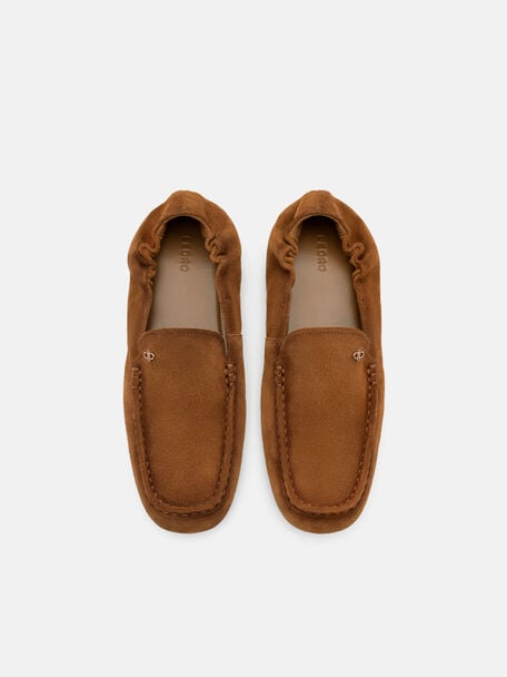 Gabrielle Suede Loafers, , hi-res