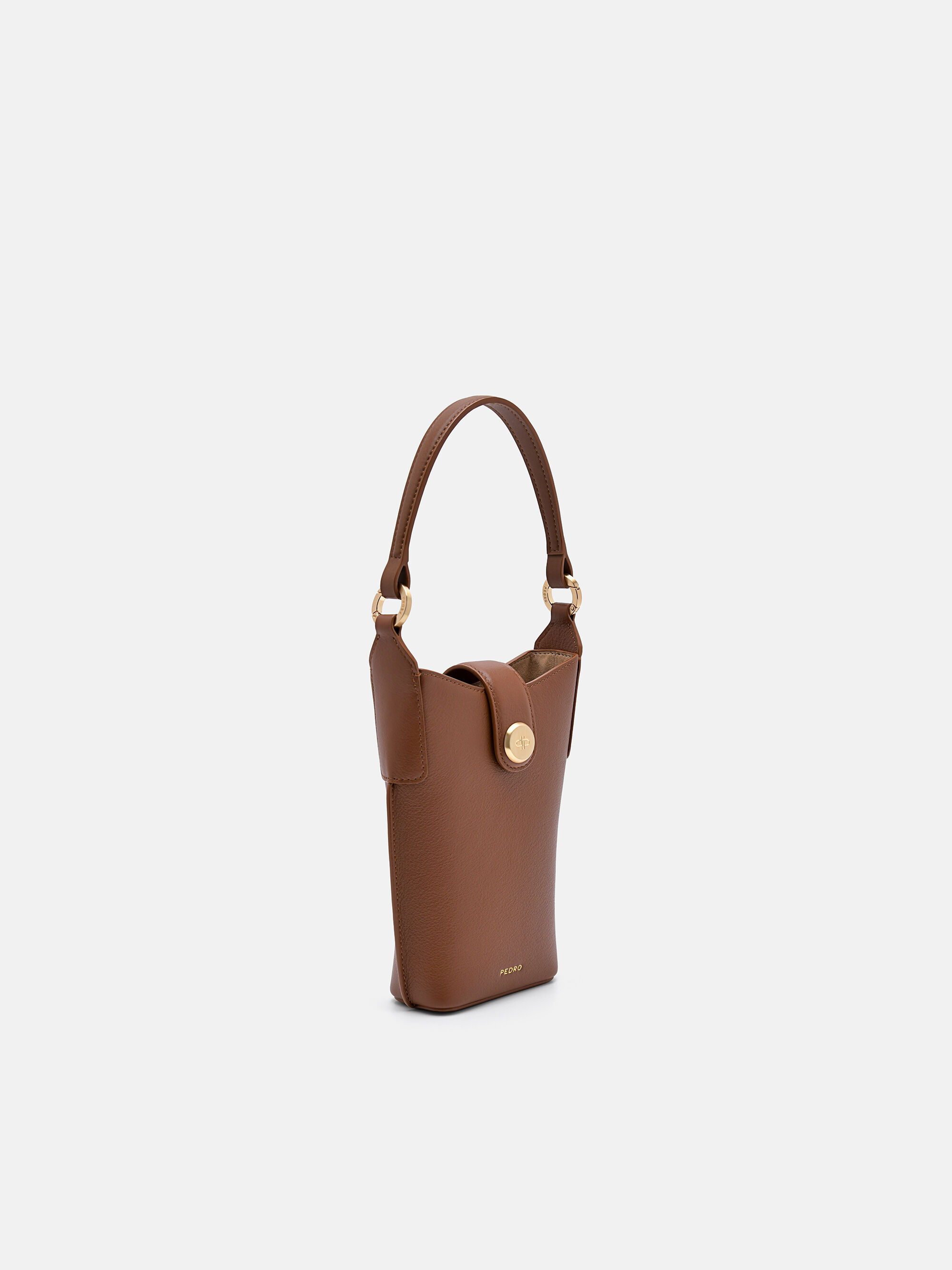 PEDRO Icon Leather Phone Pouch - Brown - PEDRO ID