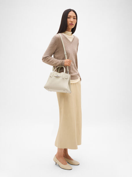 Tas Tangan Kulit Sedang Danielle, , hi-res