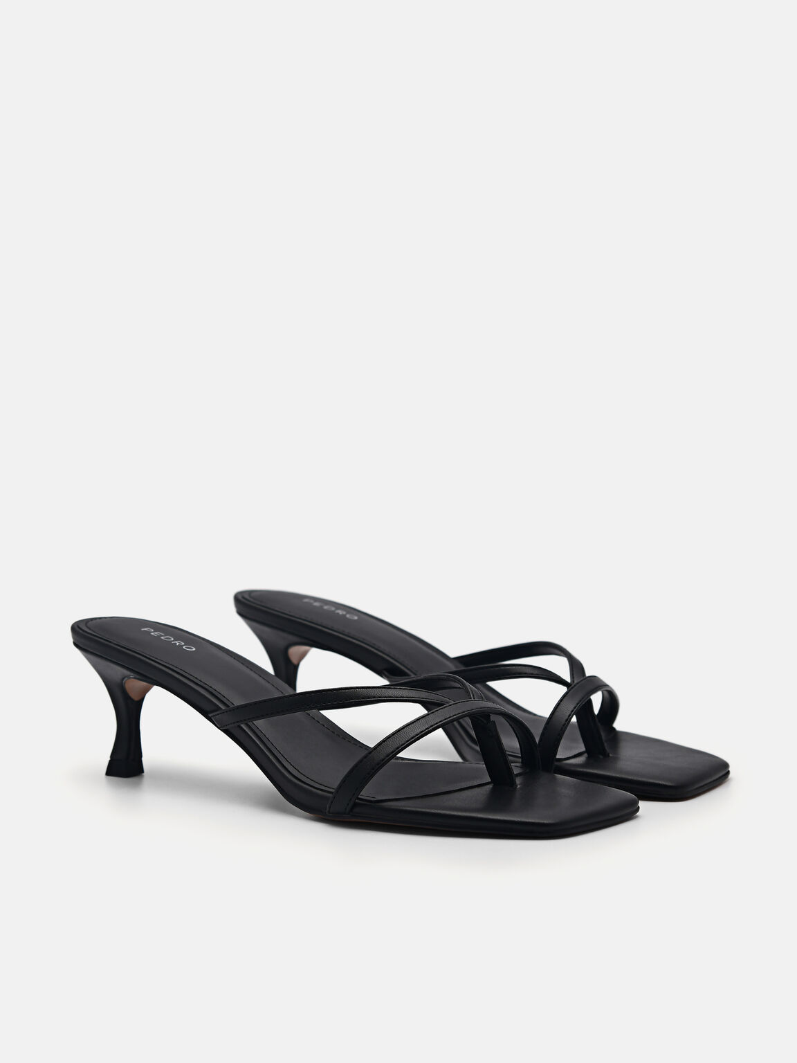 Corrin Heel Sandals, Black