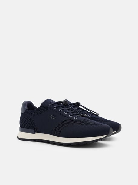 Sepatu Sneakers Rajut Track, 