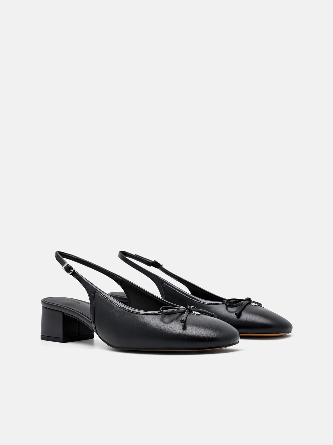 Sepatu Pumps Mary Jane Kulit Anna, 
