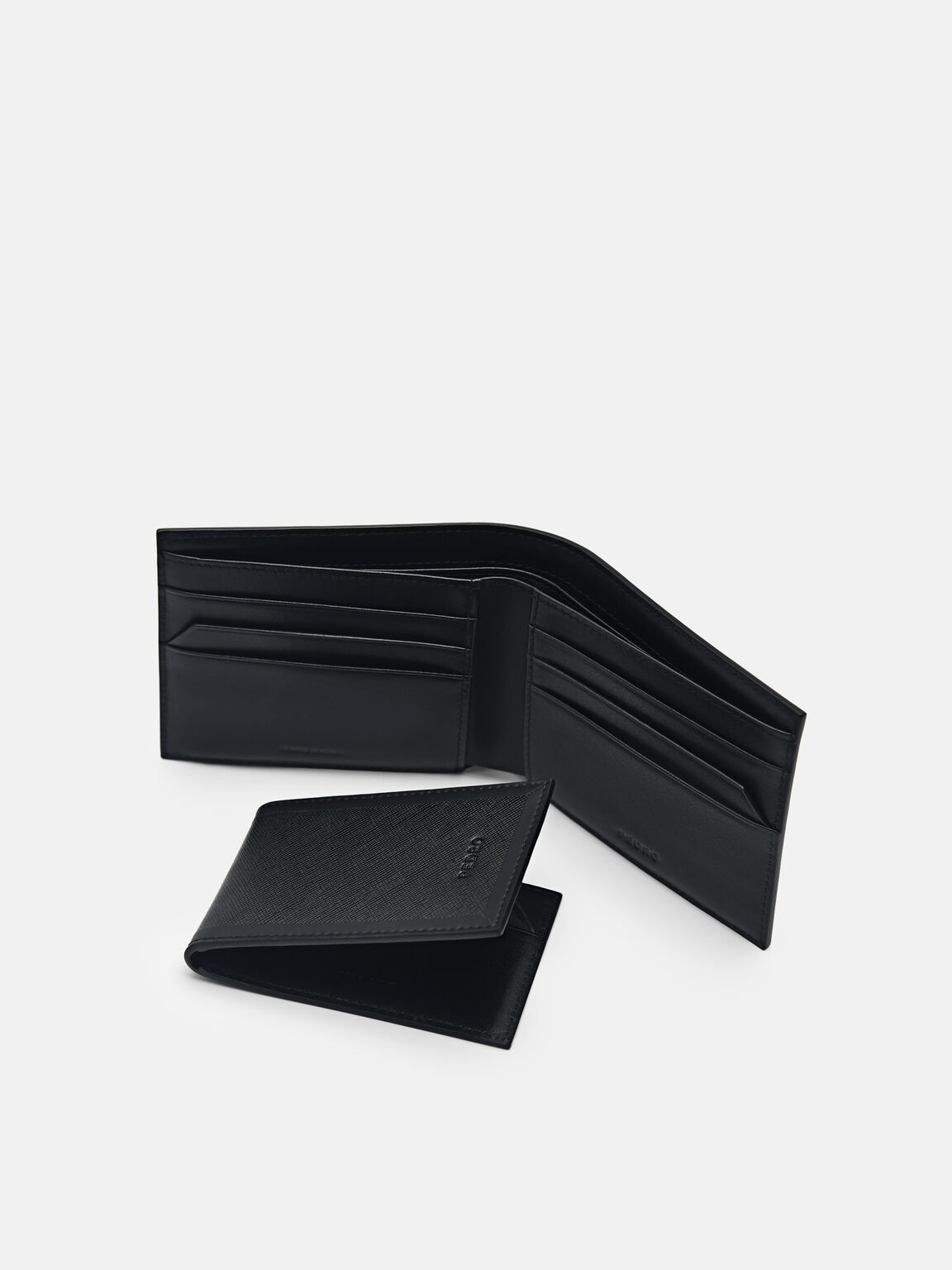 Leather Bi-Fold Wallet with Insert, 