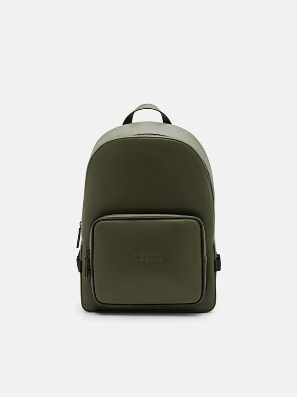 Lucas Casual Backpack, Military Green, hi-res