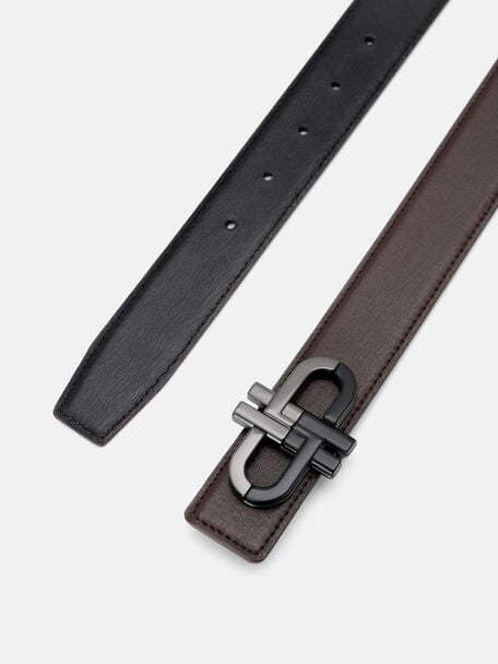 Leather Reversible Tang Belt, , hi-res