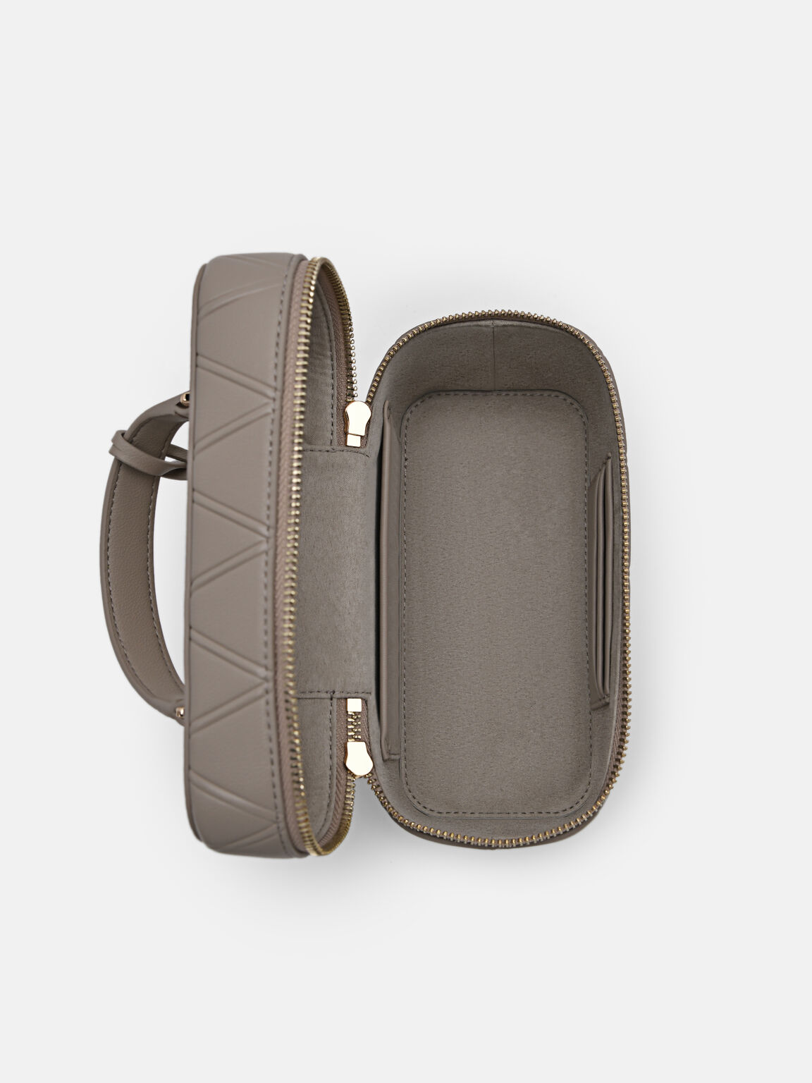 Ari Boxy Shoulder Bag, Taupe