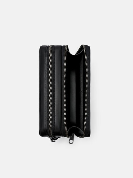 Boxy Mini Leather Crossbody Bag, , hi-res