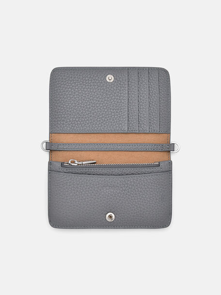 Embossed Leather Bi-Fold Wallet, 