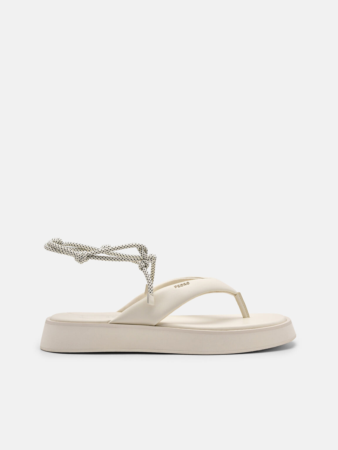Platform Thong Sandals, Chalk, hi-res