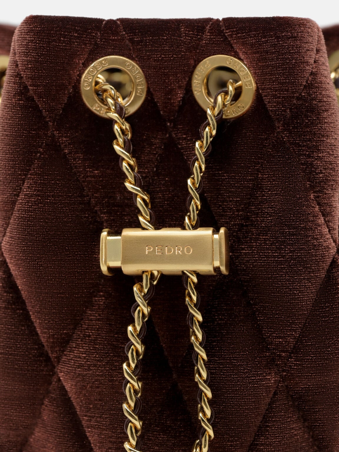 Tas Bucket Beludru Mini Leona, , hi-res