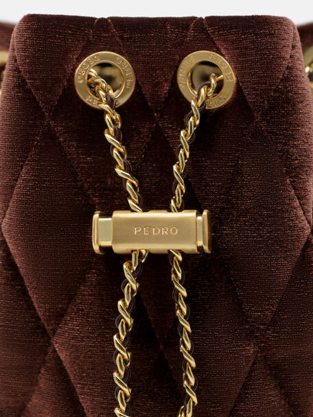 Tas Bucket Beludru Mini Leona, , hi-res