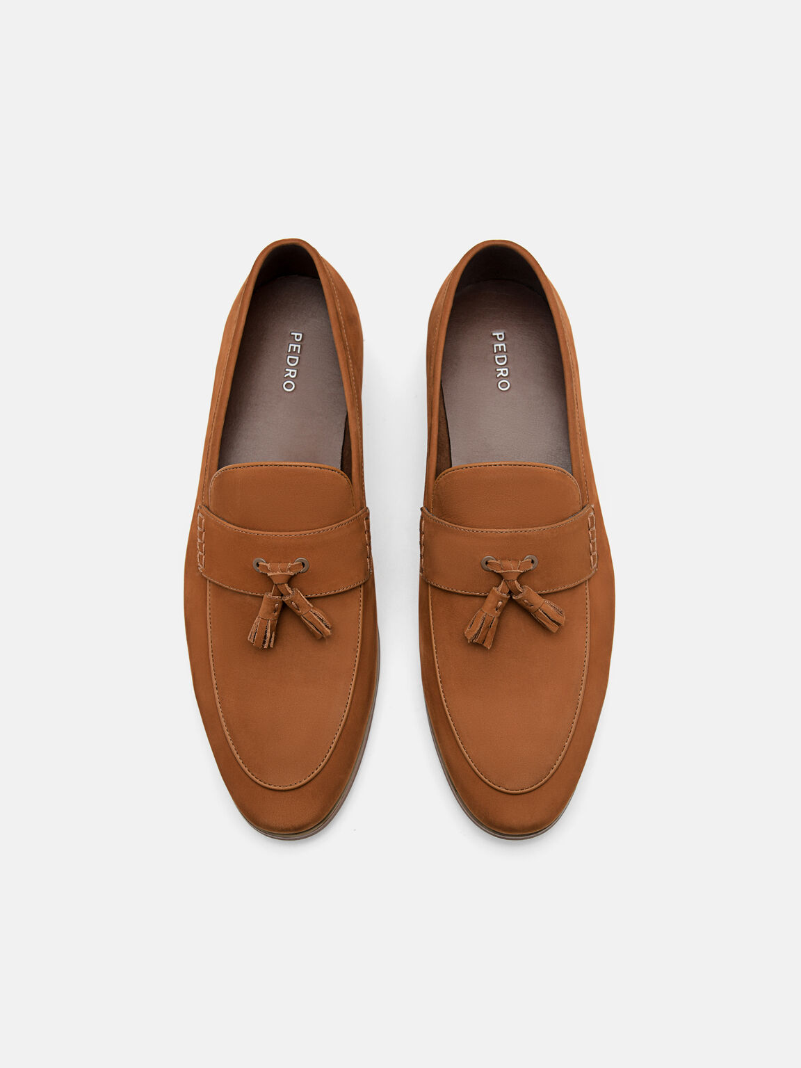 Nubuck Tasselled Loafers, 