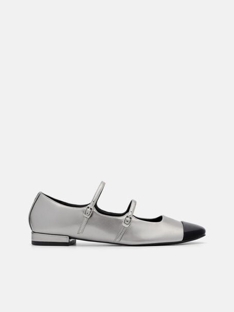 PEDRO Icon Leather Heel Sandals, Black