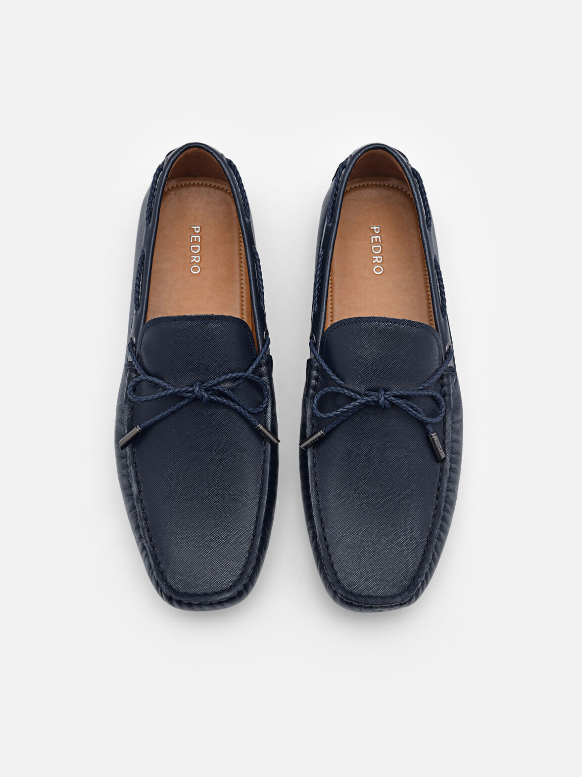 Leather Bow Driving Shoes, 
