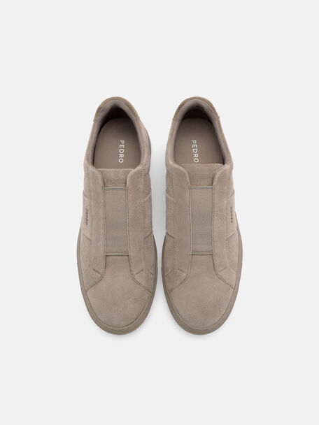 Leather Court Sneakers, , hi-res