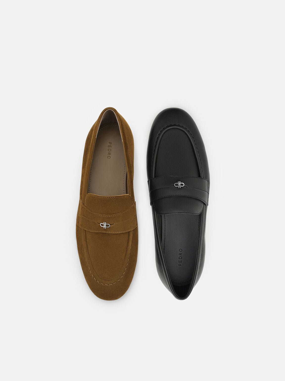 Beck Leather Penny Loafers, , hi-res