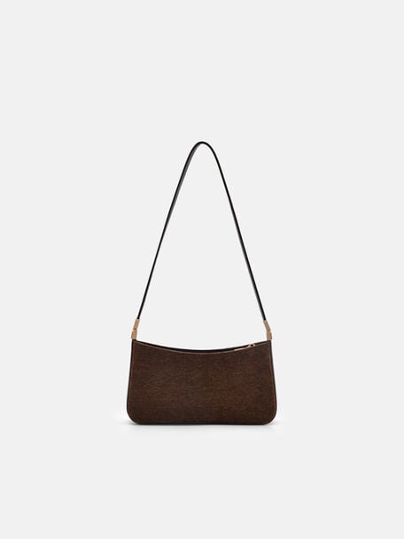 PEDRO Icon Leather Heel Sandals, Black