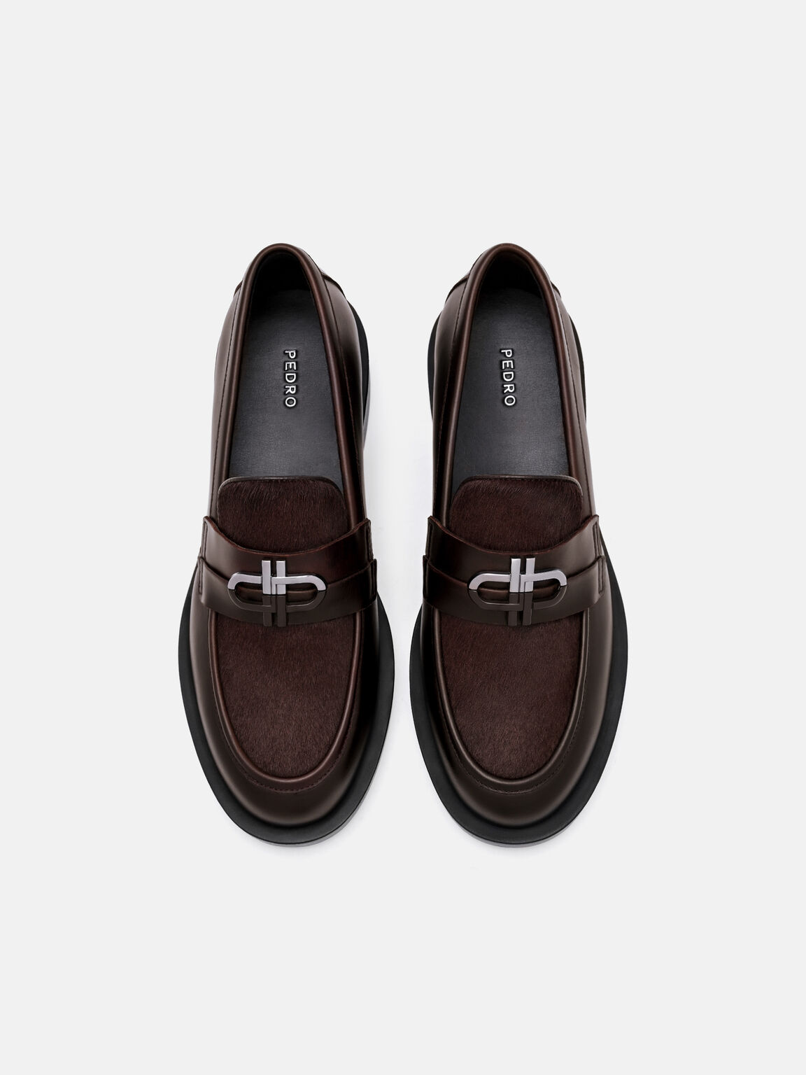 Loafer Duet Berbahan Calf Hair, , hi-res