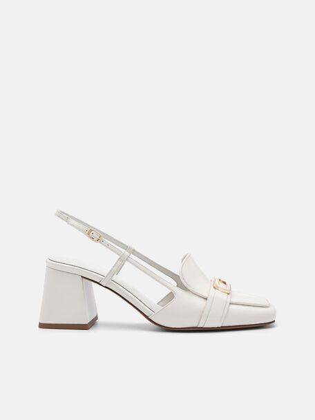PEDRO Studio Leather Heel Pumps, 