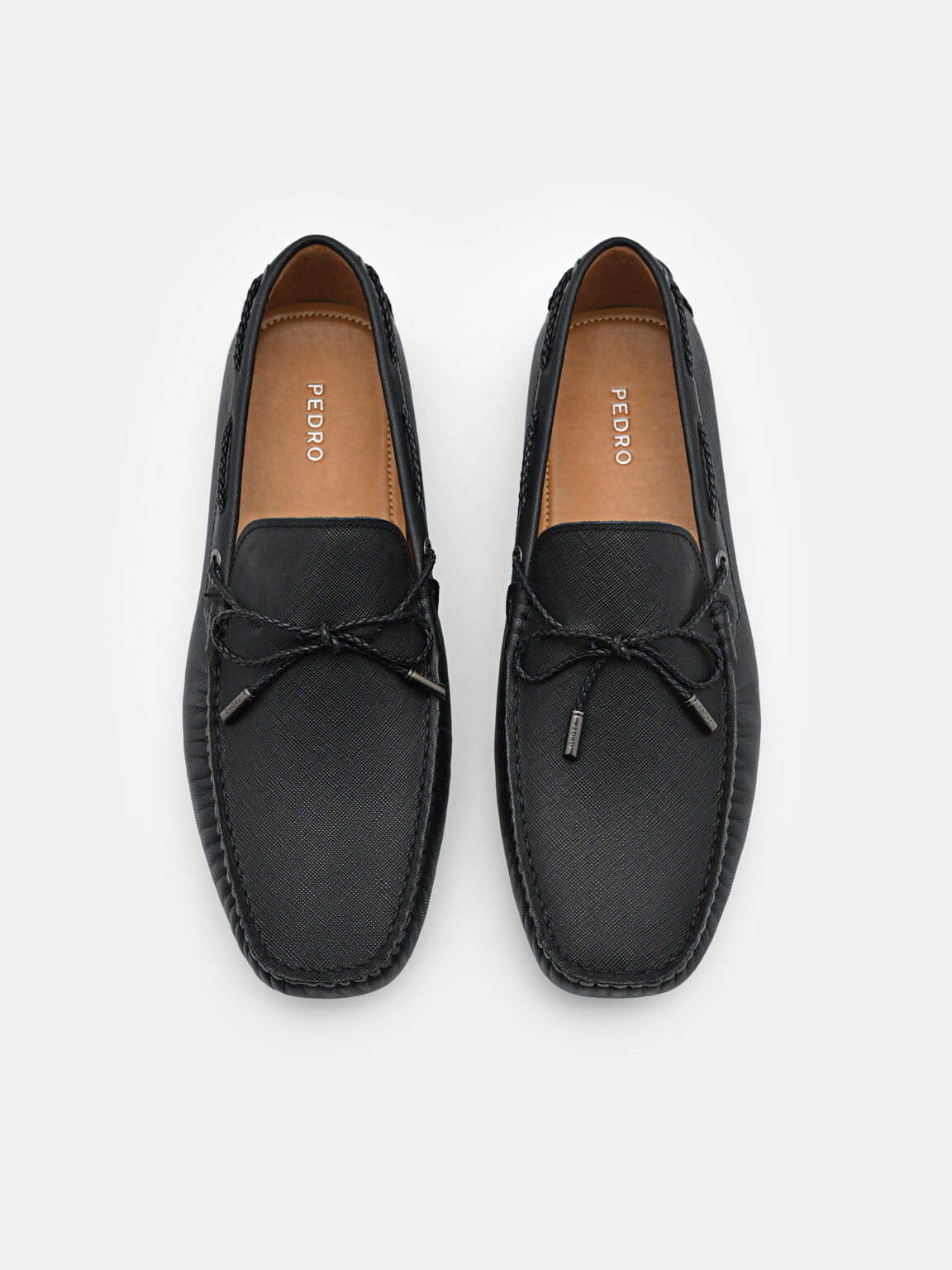 Leather Bow Driving Shoes, 