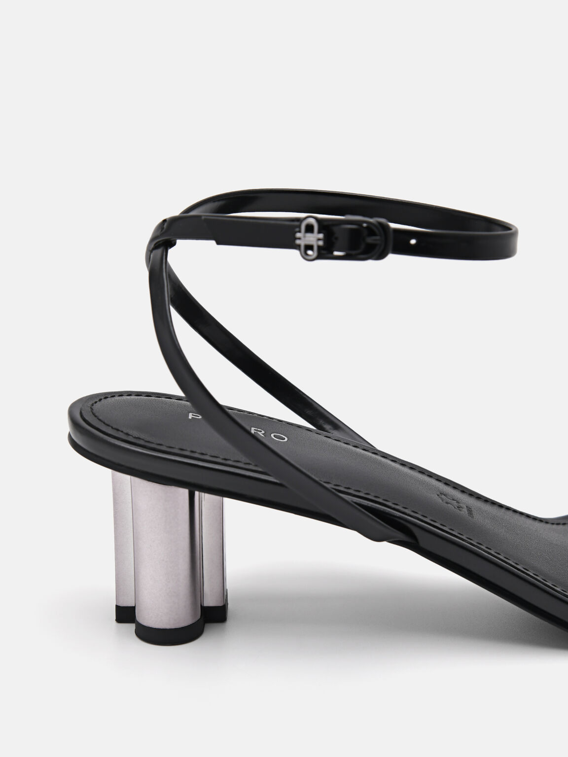 PEDRO Icon Leather Heel Sandals, 