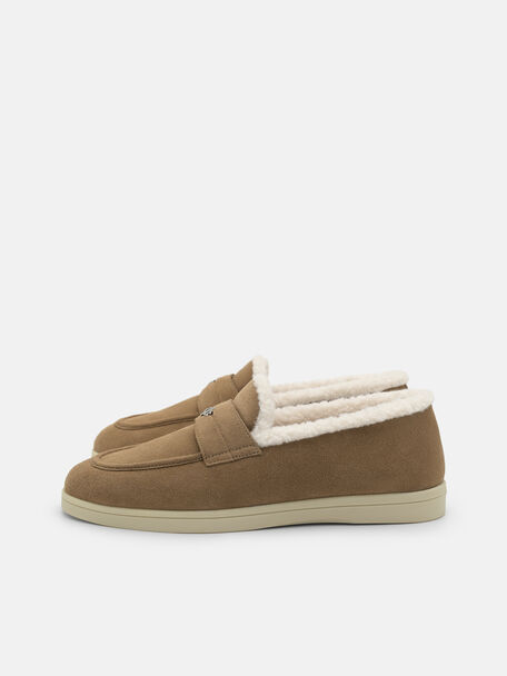 Sepatu Loafers Suede Roam, , hi-res