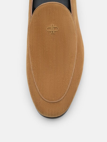 Corduroy Venetian Loafers, , hi-res