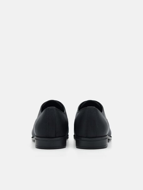 PEDRO Icon Leather Heel Sandals, Black