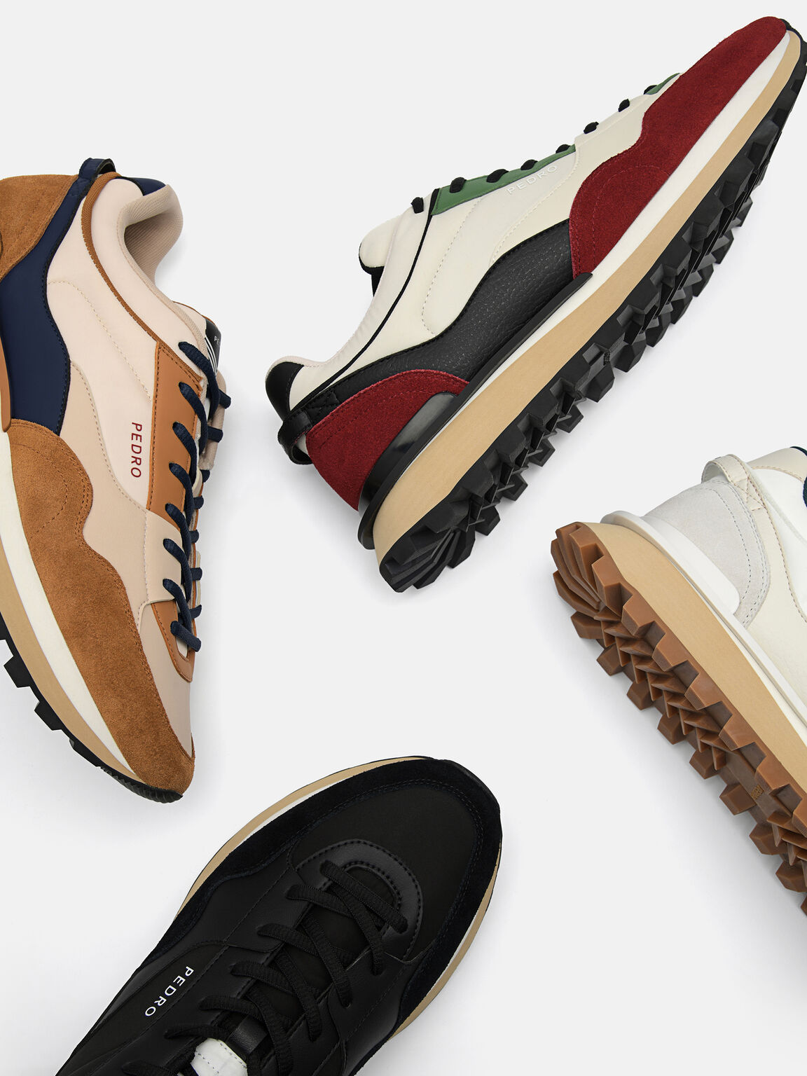 Men's Stream Suede Sneakers, Multi