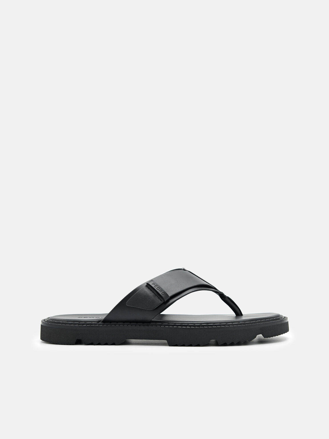 Thong Sandals, Black, hi-res