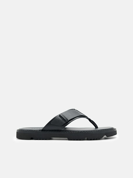 Thong Sandals, Black, hi-res