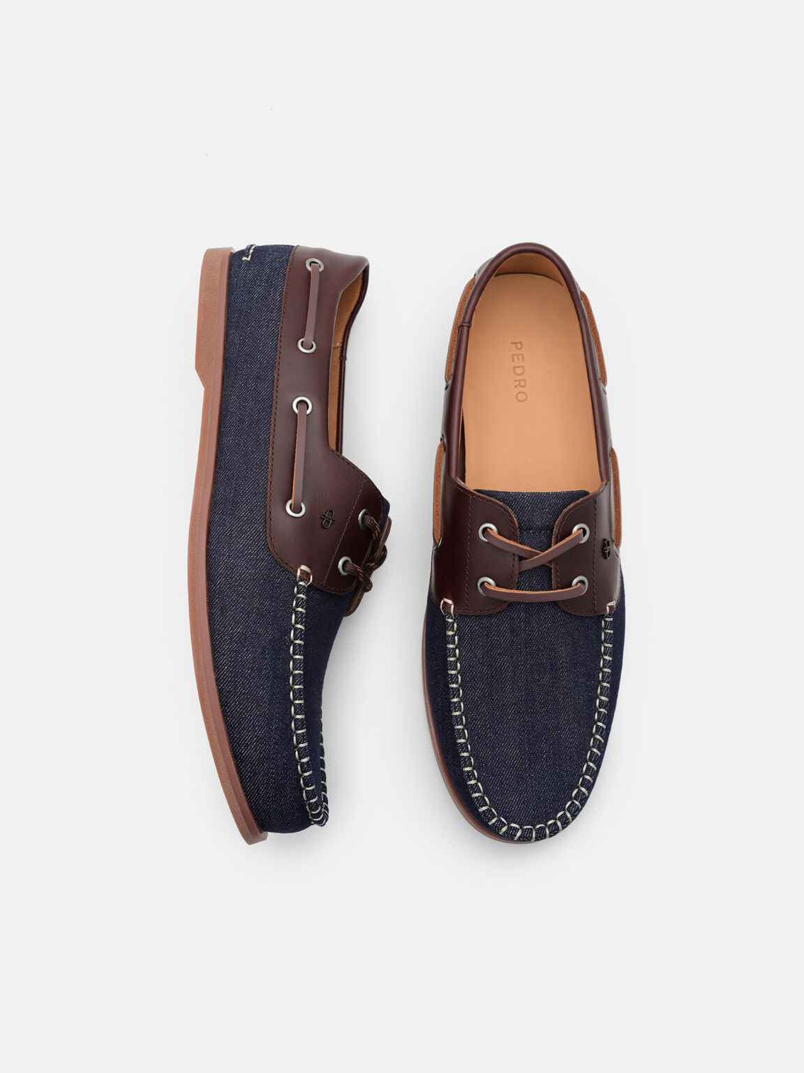 Denim Boat Shoes, , hi-res