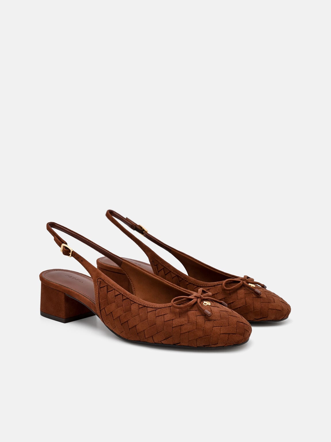 Sepatu Pumps Mary Jane Anyaman Anna, 