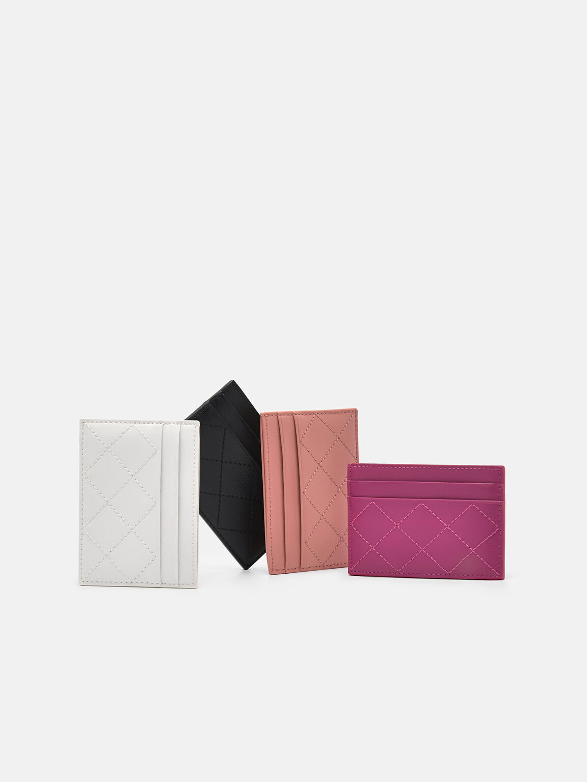 Leather Embroidered Cardholder, 